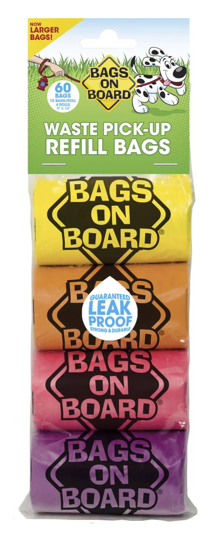 Bags On Board Waste Pick Up Refill Bags Rainbow – 60s