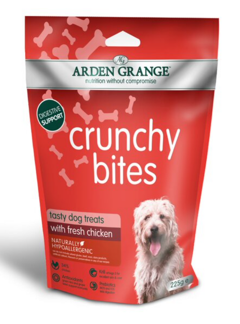 Arden Grange Crunchy Bites - Chicken 225g
