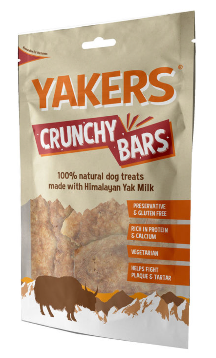 Yakers Crunchy Bars Dog Treats
