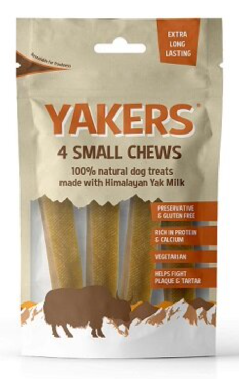 Yakers Dog Chew Small 4 Pack