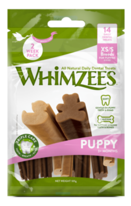 Whimzees Puppy Stix Extra Small/ Small 14pk