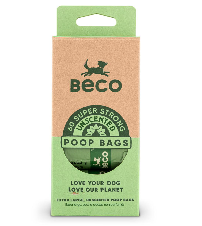 Beco Pets BecoBags Eco Friendly Dog Poop Bags 60 per pack