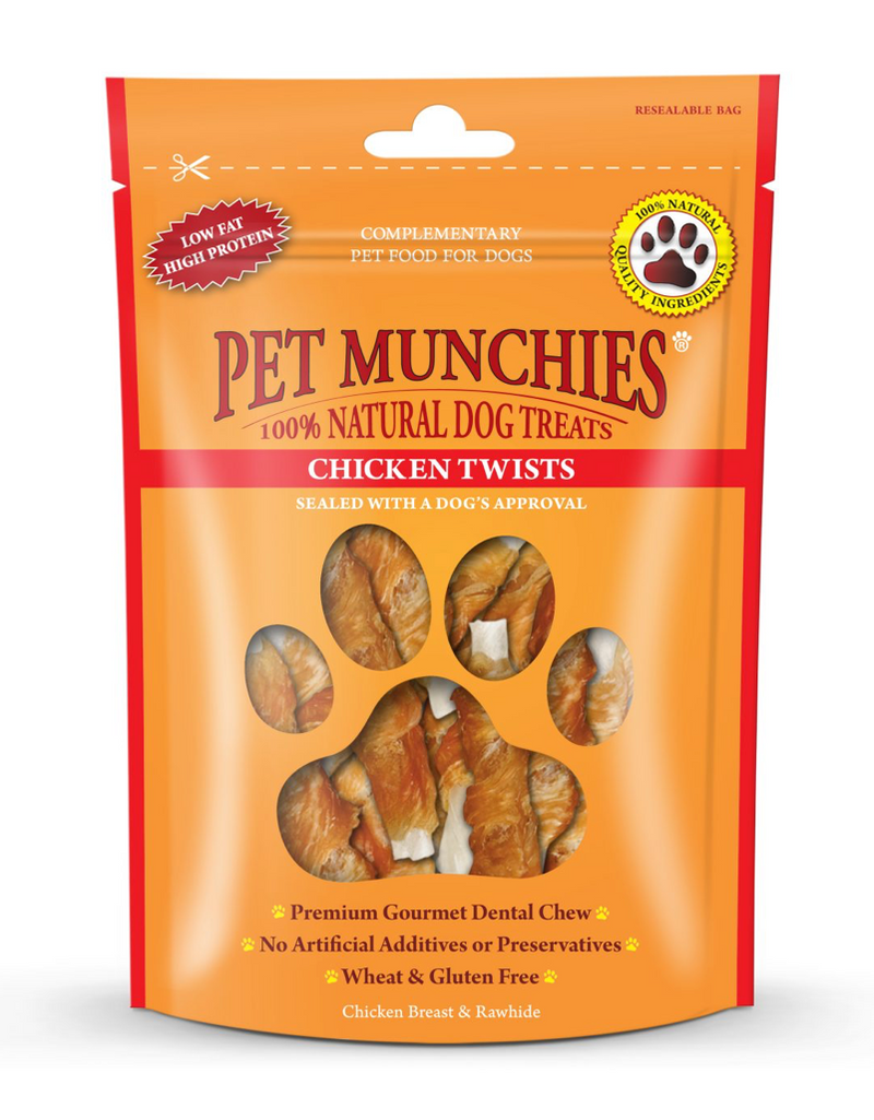 Pet Munchies Chicken Twists 80g