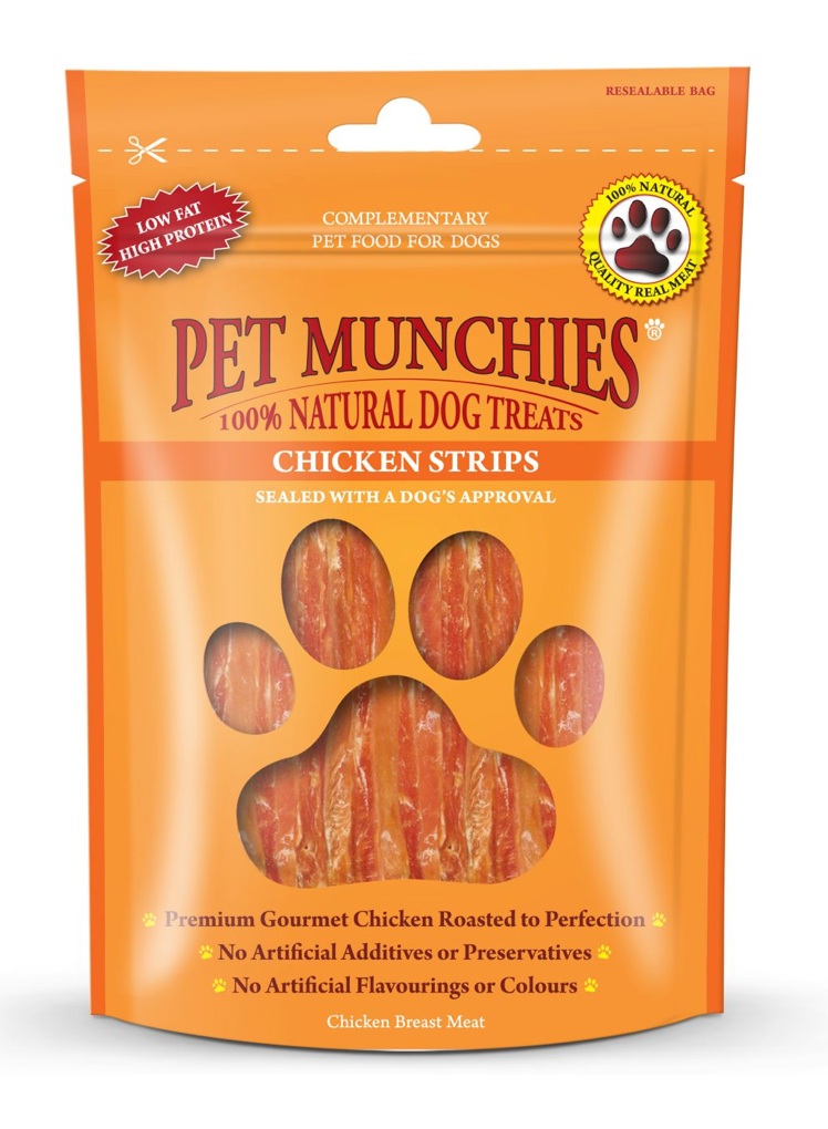 Pet Munchies Chicken Strips 90g