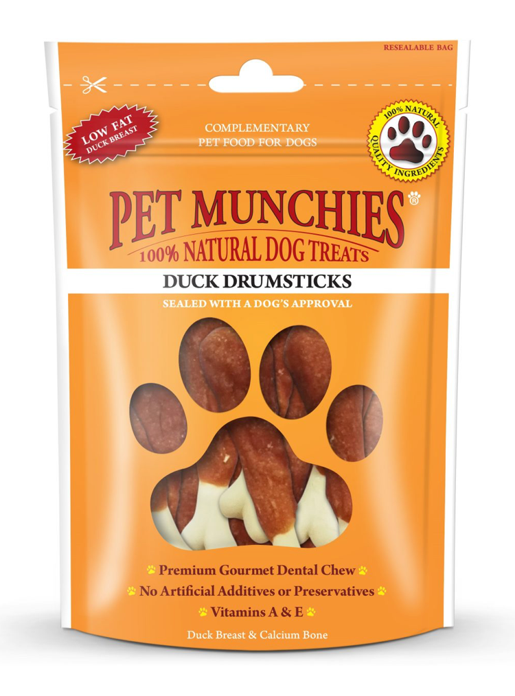 Pet Munchies Duck Drumsticks 100g