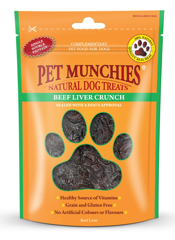 Pet Munchies Beef Liver Crunch 90g