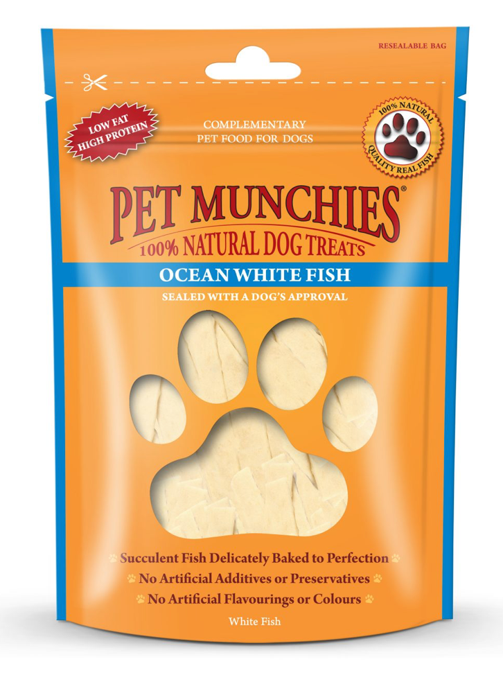 Pet Munchies Ocean White Fish 100g