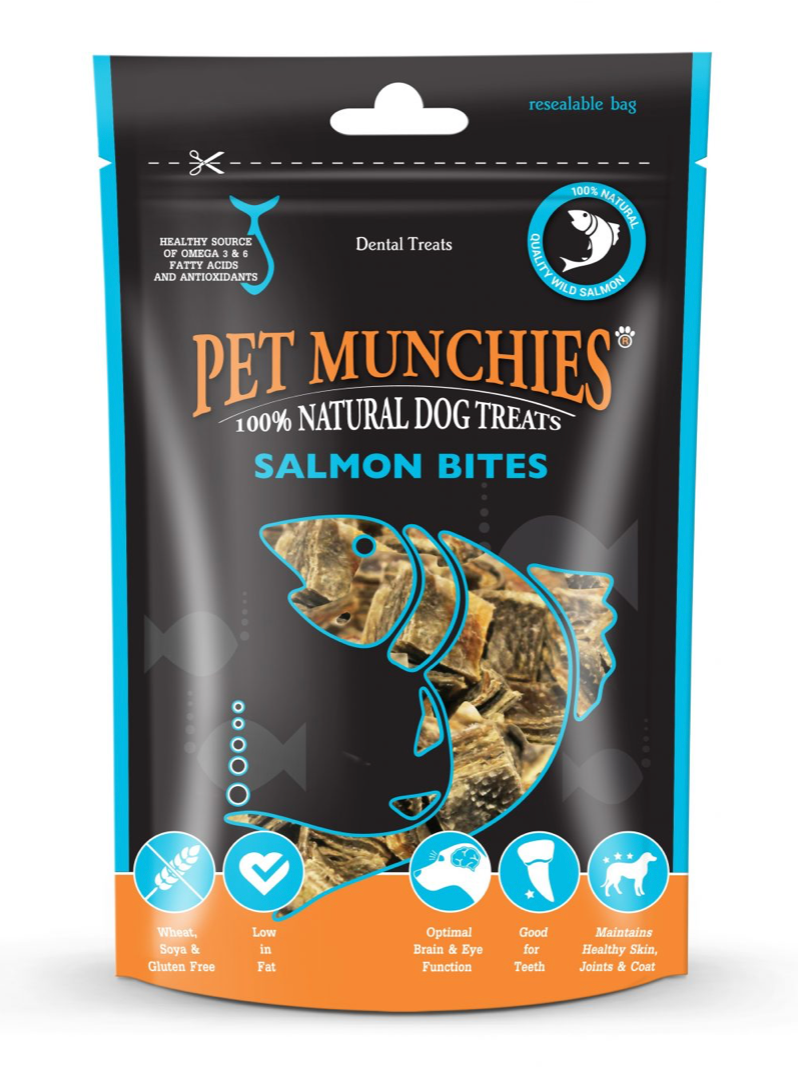 Pet Munchies Salmon Bites 90g