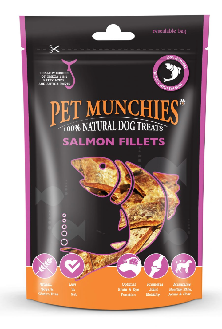 Pet Munchies Salmon Fillets 90g