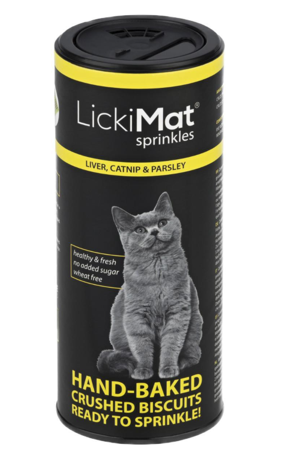 Lickimat Sprinkles Liver, Catnip & Parsley Cat Treats 150g
