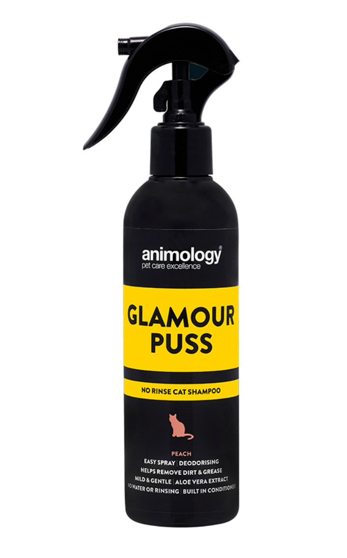 Animology Glamour Puss No Rinse Shampoo Spray Peach Fragrance 250ml
