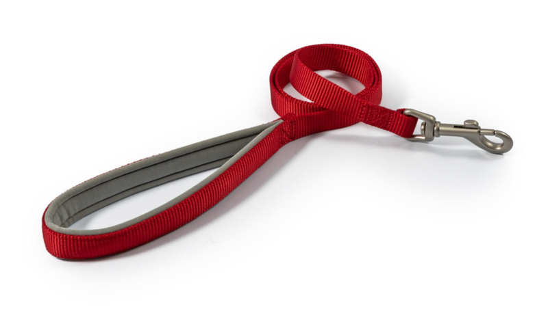 Ancol Viva Padded Dog Lead Red
