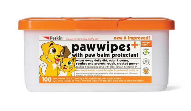 Petkin Pawwipes Cat & Dog Wipes 100 per pack