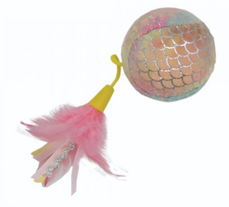 Mermaid Pink Giant Ball Cat Toy