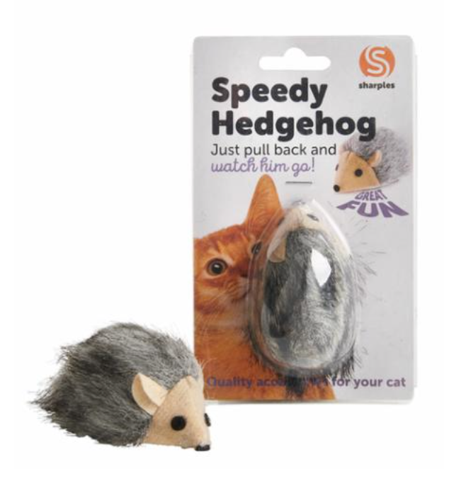 Sharples Pet Speedy Hedgehog Cat Toy