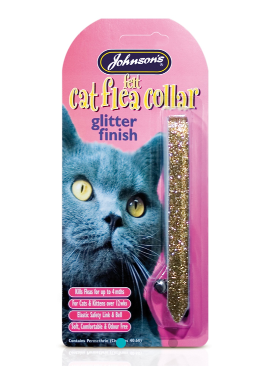 Johnson's Cat Flea Collar Glitter Finish