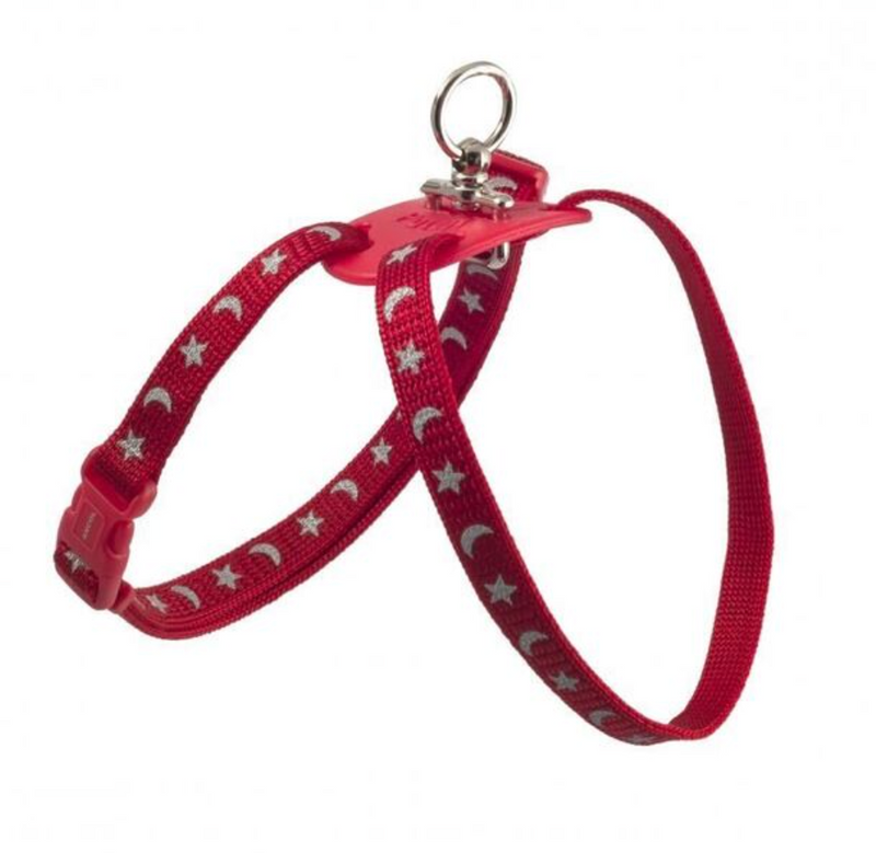 Ancol Reflective Cat Harness & Lead Red