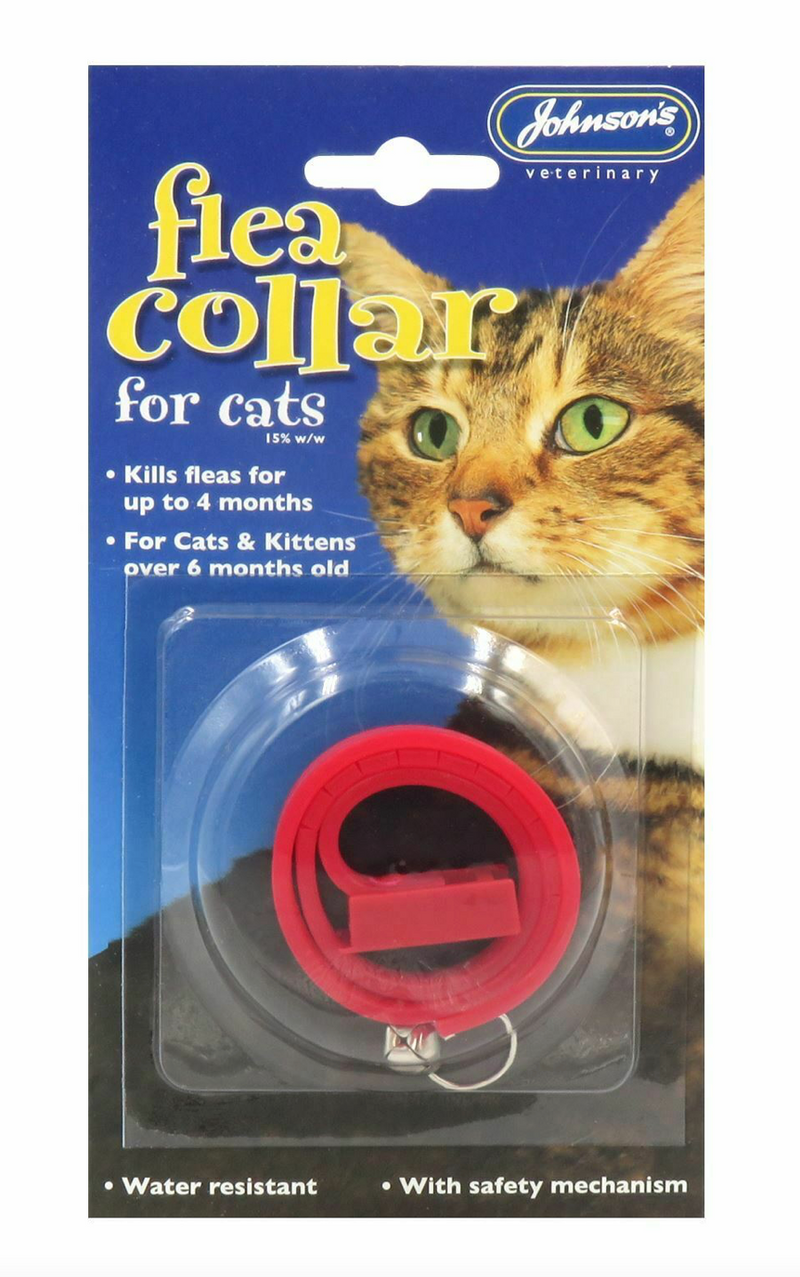 Johnson's Cat Flea Collar Waterproof (Assorted Colours)