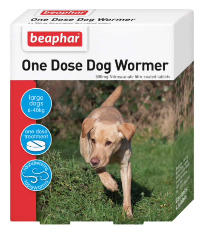 Beaphar One Dose Wormer Large Dog