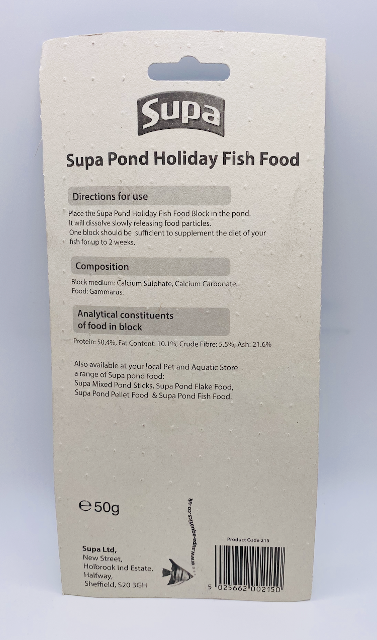 Supa Holiday Pond Fish Food Feeder (14 days)