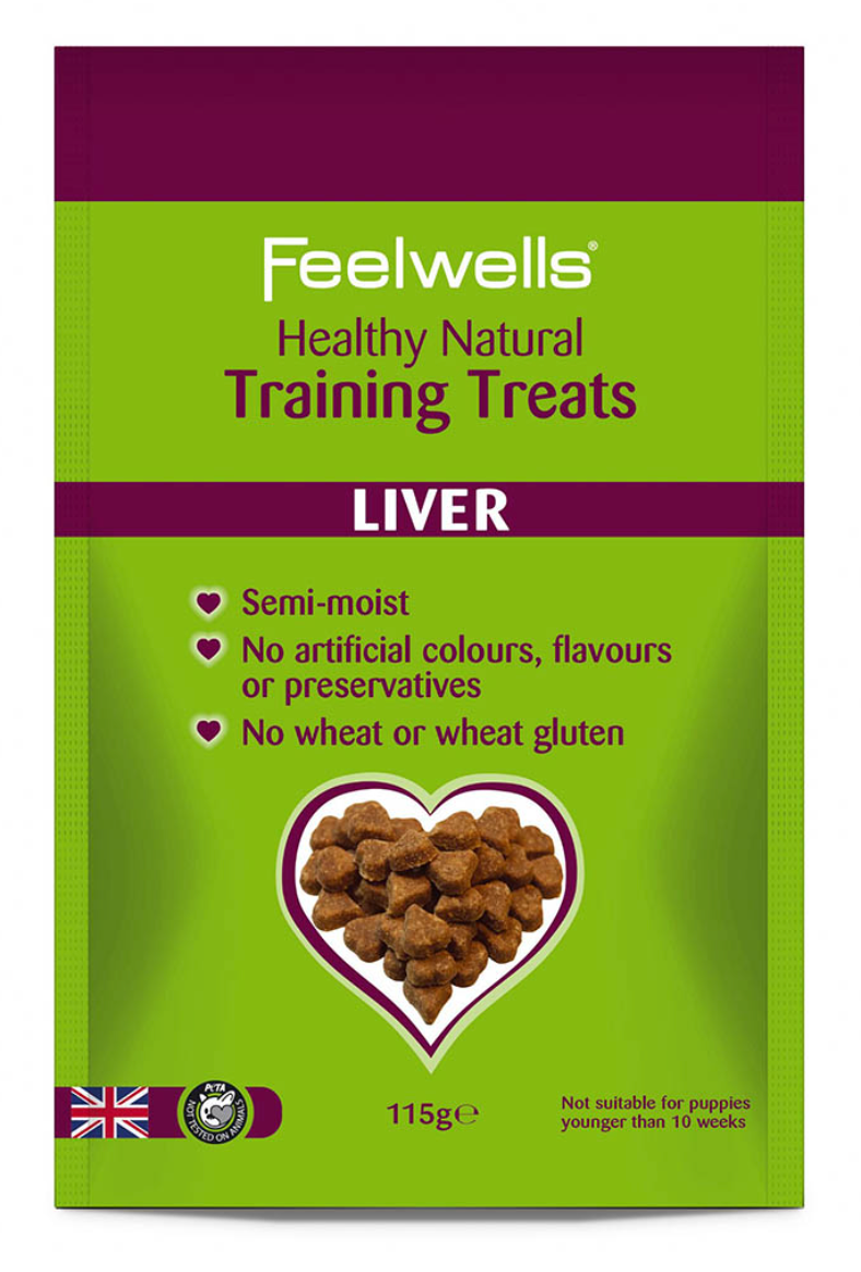 Feelwells Liver Dog Training Treats 115g