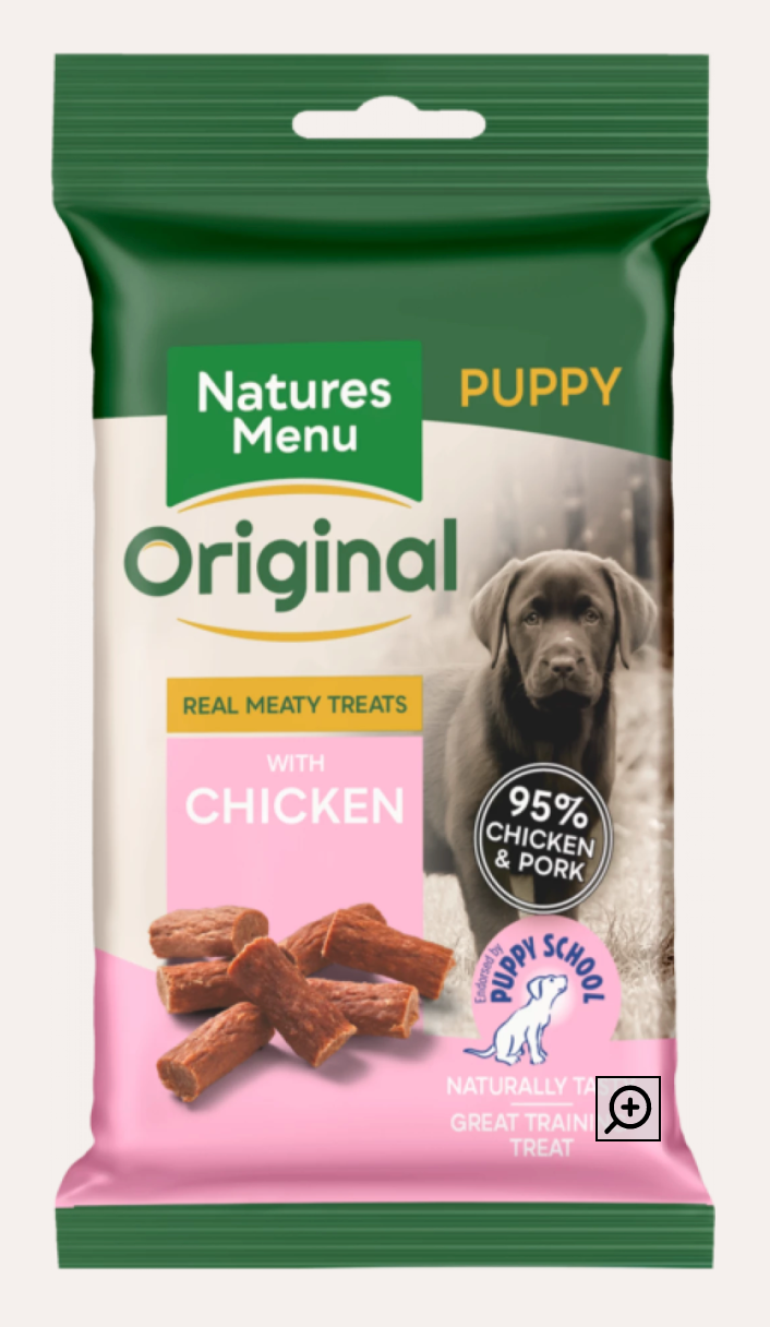 Natures Menu Original Real Meaty Treats with Chicken (Puppy) 60g