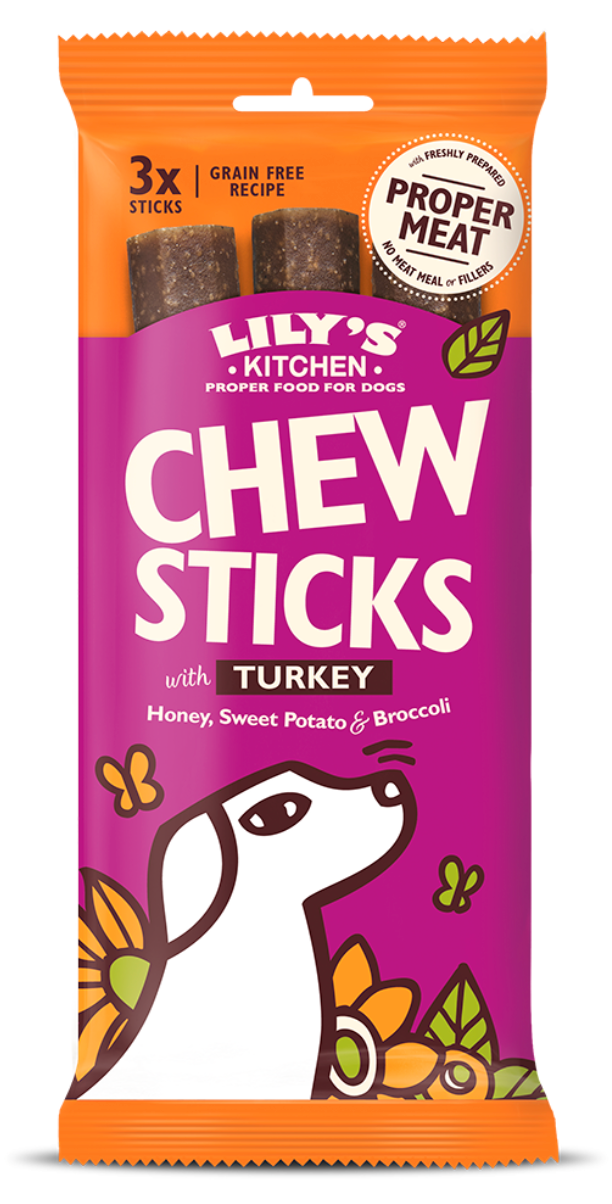 Lily's Kitchen Adult Dog Chew Sticks Beef, 120g