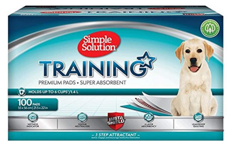 Simple Solution Puppy Training Pads, 100pads