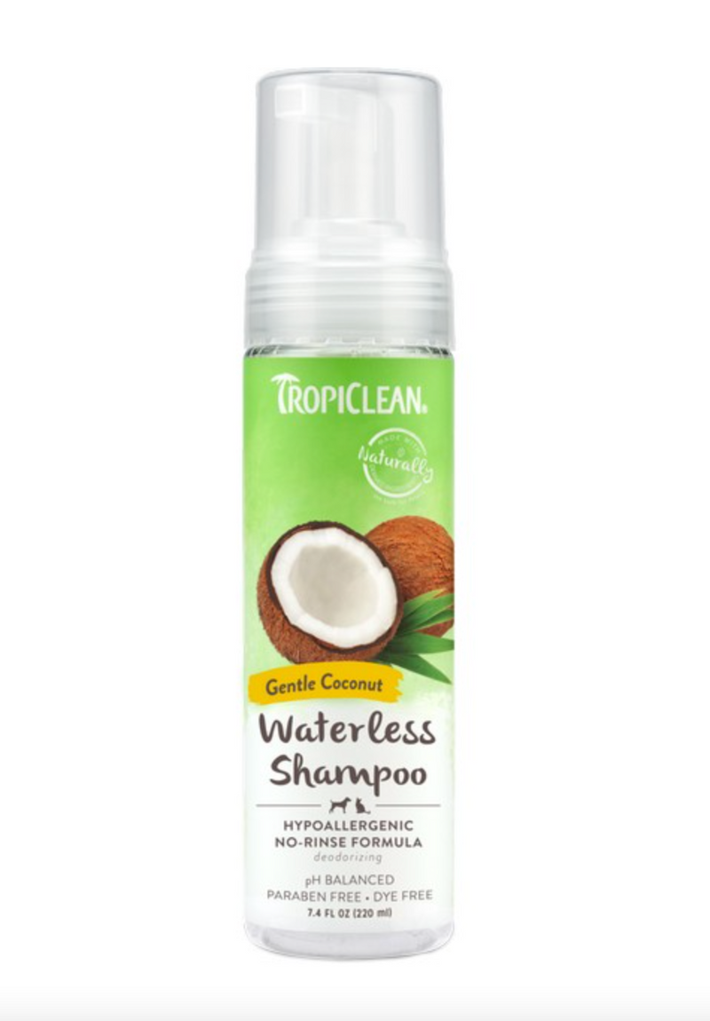 Tropiclean Waterless Shampoo Hypoallergenic 220ml