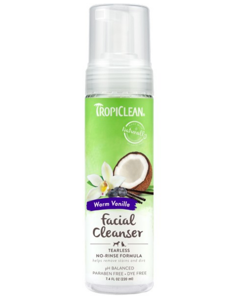 Tropiclean Waterless Facial Cleanser 220ml