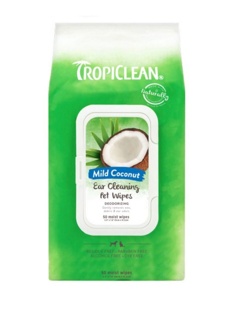 Tropiclean Ear Cleaning Wipes 50s