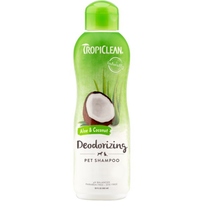 TropiClean Aloe and Coconut Deoderising Shampoo 592ml
