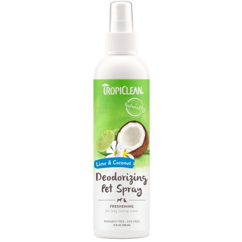 TropiClean Lime & Coconut Deodorising Spray 236ml