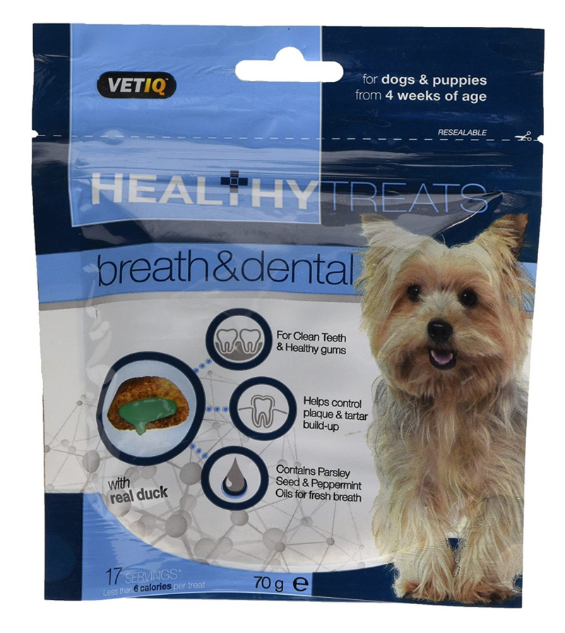 Healthy Treats Breath & Dental Dog Treats, 70g