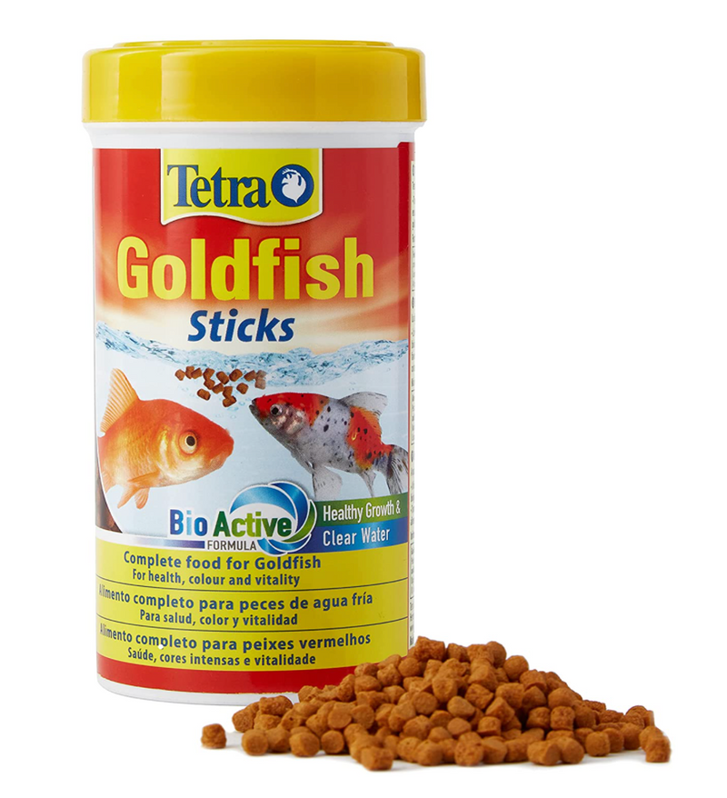 Tetra Goldfish Fish Food Sticks, Complete Fish Food for Medium to Large Goldfish, 93 g