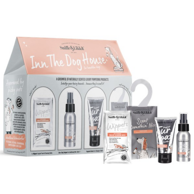 Sniffe & Likkit Doghouse Christmas Grooming Gift Pack